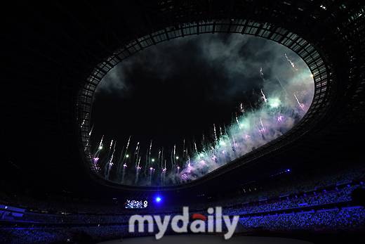 ▲ '2020도쿄올림픽 개막 폭죽'