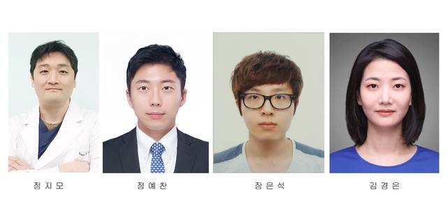 [전주=뉴시스]윤난슬 기자 = 왼쪽부터 정지모, 정예찬, 장은석, 김경은씨.(사진=전북대 제공)  *재판매 및 DB 금지