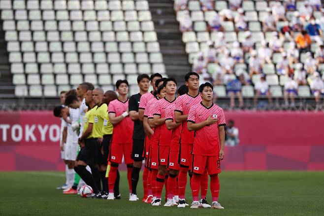 한국 올림픽 축구대표팀. 사진=연합뉴스