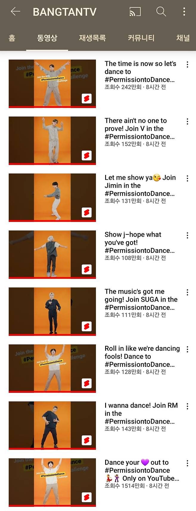 방탄소년단 정국, 귀염 뽀작 댄스→360도 완벽 턴 'PTD 챌린지'..멤버 최초 200만뷰+좋아요 1위