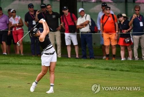 이정은의 아이언샷 [AFP=연합뉴스]