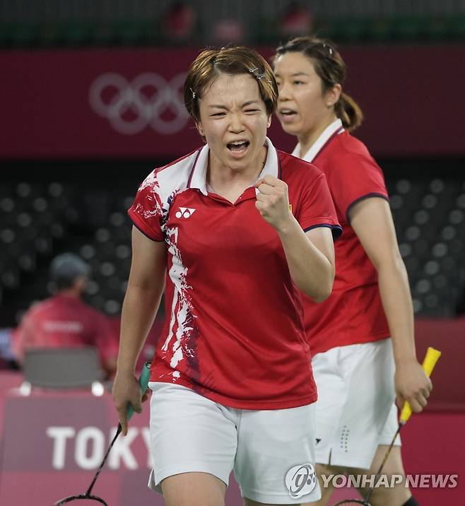 중국 배드민턴 여자복식 선수들 [AP=연합뉴스 자료사진]