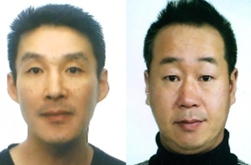 제주 중학생 살해범 백광석(48, 왼쪽)·김시남(46). 제주경찰청 제공