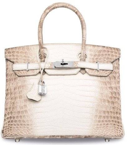 히말라야 악어가죽 버킨백. 2017년 홍콩 크리스티 경매에서 37만9261달러(약 4억4000만원)에 낙찰됐다.