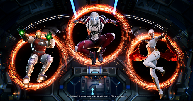 ‘마블퓨처레볼루션’ 코스튬 커스터마이징 시스템. /사진제공=넷마블