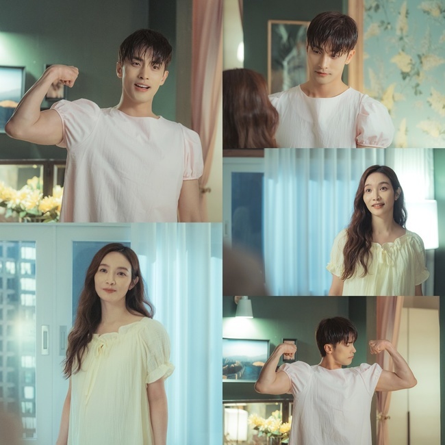 Why did Sung Hoon turn into a muscle man?TV CHOSUN weekend mini series Marriage Writer Divorce Composition 2 (Phoebe, Lim Sung-han)/director Yoo Jung-joon, Lee Seung-hoon/Produced Highground, Jidam Media, Green Snake Media/hereinafter Gift 2) is a work about the story of a couple in their 30s, 40s, and 50s who are catastrophic due to an affair.In the last broadcast, Judge Hyun accepted his wife, Lee Ga-ryung, as he declared an unexpected divorce, and visited the affair woman song won and revealed that his wife proposed a divorce, and expressed his daunting feeling that he should marriage as soon as possible.In this regard, Sung Hoon and Lee Min-youngs sickly Lovely explosion focuses attention.The scene where the judge who decided to divide in the play ran to the house of song won.Judge Hyun, who is wearing the song of song won as if he is going to be with song won, takes a pose with muscles and emits the lovely of 10 years old and younger.Song won is surprised at the appearance of the judge s Maternity closing, but soon he responds with a smile that is full of affection and completes a happy two - shot.I wonder if the judge who did the fast-paced duty will achieve the song won and the superspeed sum, and whether the happiness of the two will continue as it is.Sung Hoon and Lee Min-young are playing the role of the judges and song won, which are going to be the first and second seasons, and they have come to the center of cheering and public sympathy, the production team said. Please watch the fate of the sending couple that can not be predicted by the sudden division of the judges will lead to a remarriage.9 p.m. Broadcast. (Photo Provision = Jidam Media Co., Ltd.
