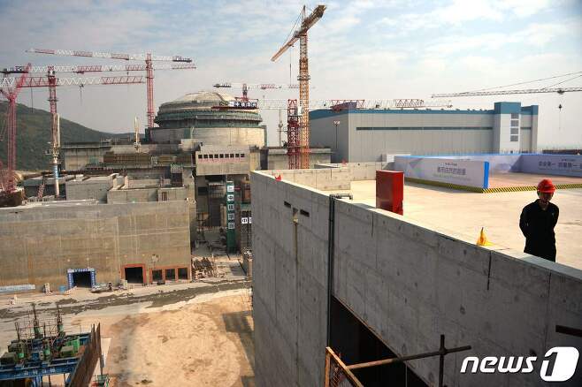 중국 광둥성 타이샨 지역의 원자력 시설 건설 현장. (사진은 기사 내용과 무관함) / 뉴스1 © News1© AFP=뉴스1
