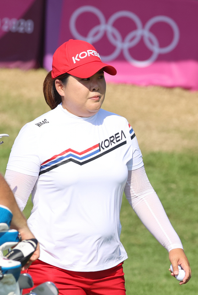올림픽 여자 골프 대표팀 박인비가 1일 일본 가스미가세키 컨트리클럽에서 훈련을 하고 있다. 사이타마 | 연합뉴스