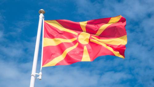 북마케도니아 국기, 출처=셔터스톡