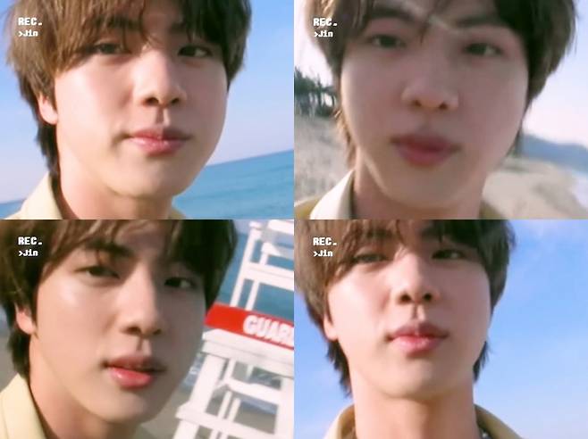 오빠도 석진이, 아기도 석진이♥ 방탄소년단 진, 빈티지 캠 속 빛나는 아름다움