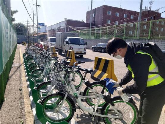 서울시 공공자전거 따릉이.