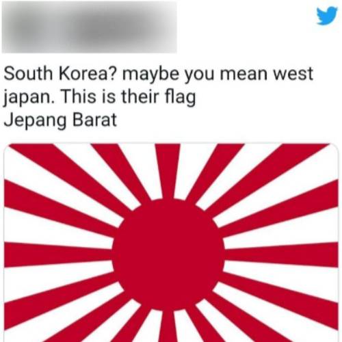 일본 누리꾼의 주장을 접한 인도네시아 누리꾼도 한국 비난에 합세했다. 해당 SNS 캡처