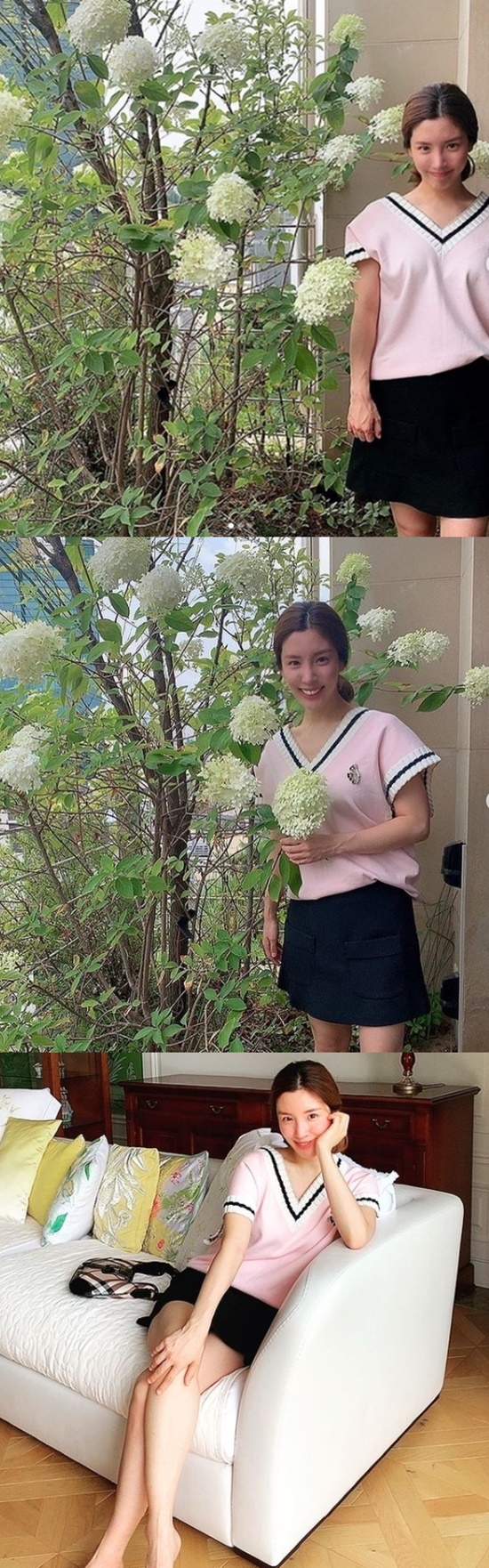 On the 3rd, Yonji Ham posted several photos on his Instagram with an article entitled I took an ant on my back when I asked my mother to take a picture next to the hydrangea she raised high.Yonji Ham posted a cute affection test: Mom hydrangea is better, do I like it better?In the photo, Yonji Ham is looking at the camera with his lips closed next to the hydrangea, and it looks like he is making a Jealous look.In addition, it is attracting attention because it shows a bright smile with hydrangea in hand and a figure of showing off legs sitting on the sofa.The netizens commented on her beauty by leaving comments such as I like my sister, I only have flowers. It is beautiful, and Ham Yeonji like high school students.Meanwhile, Yonji Ham is the eldest daughter of Ottogi Ham Young-joon, who currently runs a personal YouTube channel.Also, after six years of devotion, he married Husband, the same age in 2017.Photo: Yonji Ham Instagram