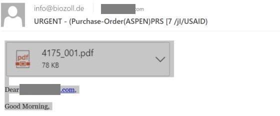 PDF 파일로 위장한 이미지 파일. /사진=카스퍼스키