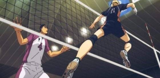 애니메이션 '하이큐'의 한 장면. [방송화면 캡처]