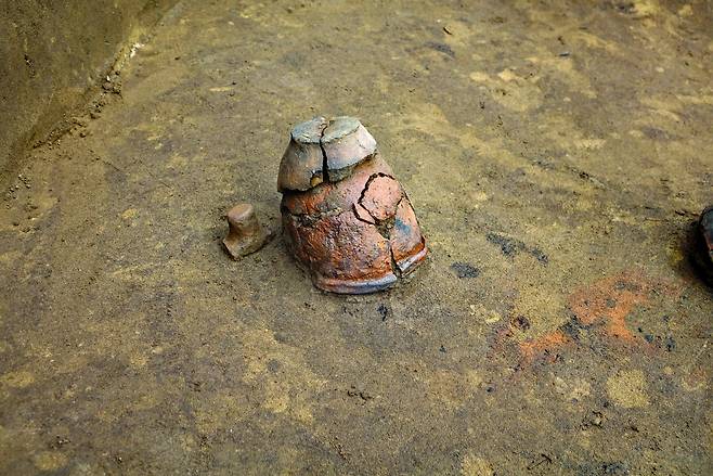 문화재청이 마한-진한-변한 등 원삼국시대의 것이라고 명시한 유물. 양평 양수리 537-1 원삼국시대 수혈 출토유물