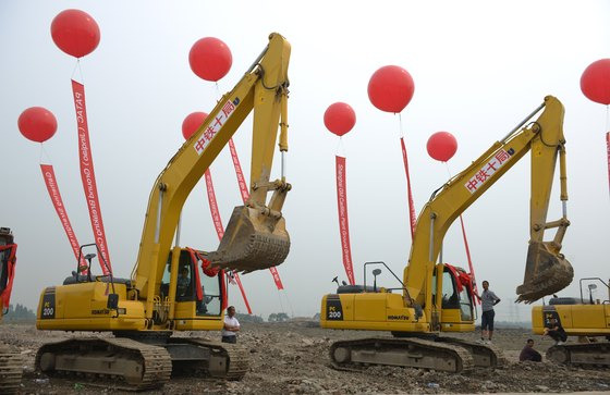 미국 제네럴모터스(GM)의 중국 상하이 공장 기공식. © AFP=뉴스1