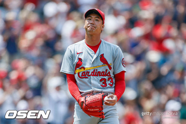 [사진] 세인트루이스의 김광현. ⓒGettyimages(무단전재 및 재배포 금지)