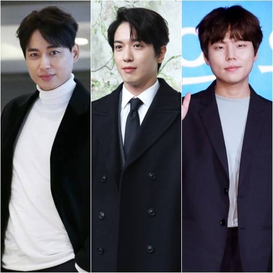 이지훈(왼쪽부터)과 정용화, 정승환 /사진=스타뉴스