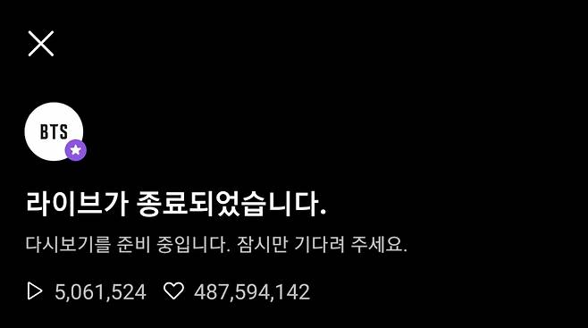 767만뷰, 5.64억♥, 1723만 댓글..방탄소년단 지민 브이라이브 일간 1위·실트 1위·日유명인 1위 '인기 폭발'