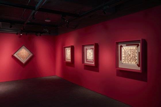 전시 3동에서 열리고 있는 '보자기, 일상을 감싸다' 전. [사진 공예박물관]