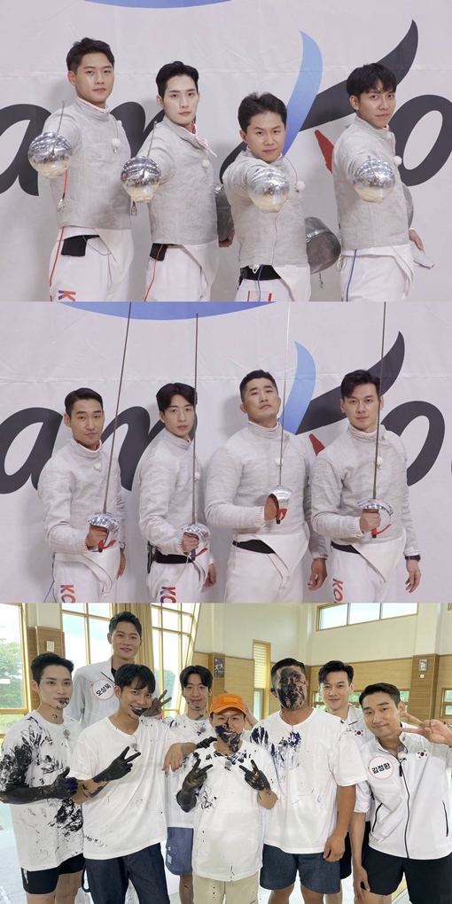 SBS All The Butlers released a scene behind-the-scenes cut with fencing avengers Kim Jung-hwan, Gu Bon-gil, Kim Jun-ho and Oh Sang-uk.SBS All The Butlers, which will be broadcast on August 15, will feature the Tokyo Organizing Committee of the Olympic and fencing mens Sabres gold medalist Kim Jung-hwan, Gu Bon-gil, Kim Jun-ho and Oh Sang-uk as masters.On this day, the four people are expecting to give a fencing one-point lesson for the members as well as the Olympic preparation process, behind-the-scenes story.Meanwhile, All The Butlers released a shooting scene behind-cut with Kim Jung-hwan, Gu Bon-gil, Kim Jun-ho and Oh Sang-uk.Lee Seung-gi, Yang Se-hyung, Kim Dong-Hyun, and Yoo Soo-bin in the public photos are taking a dignified pose with the four masters with a fencing knife.In addition, photos of their hands and faces with black paint are also released together to raise questions about the reason.The members will be able to see what time they spent with the four fencing masters, and the Death Brothers with Kim Jung-hwan, Gu Bon-gil, Kim Jun-ho and Oh Sang-uk of fencing in Korea can be seen on SBS All The Butlers broadcasted at 6:30 pm on the 15th.On the other hand, on the 15th, following the fencing mens sabre team Kim Jung-hwan, Gu Bon-gil, Kim Jun-ho, Oh Sang-uk, and on the 22nd broadcast, the archery national team Ansan, Kim Jae-deok, Oh Jin-hyuk, Minhee 6 people are going to appear in full, attracting many peoples attention.SBS