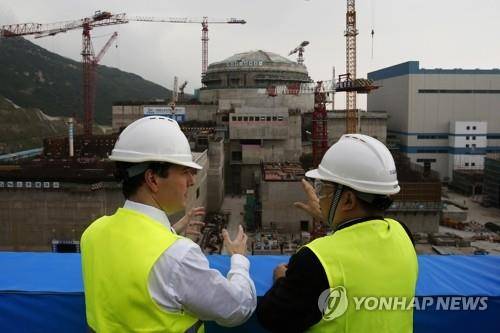 2013년 방사성 물질 누출 신고된 중국 광둥성 타이산 원자력 발전소 [연합뉴스 자료사진]