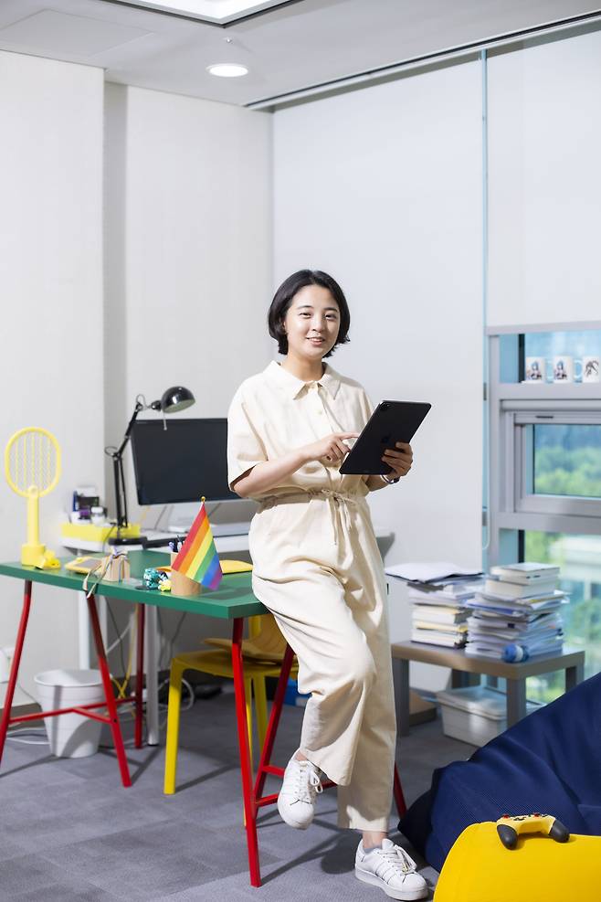 '의원님 방' 고정관념을 깨는 스타트업 감성의 류호정 의원실. /김종연 영상미디어 기자