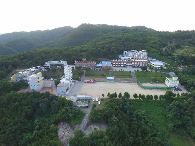 경북소방학교 제4 생활치료센터 전경(사진=경북도 제공)2021.8.16.