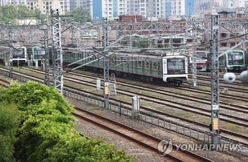 서울교통공사 군자차량사업소 [연합뉴스 자료 사진]