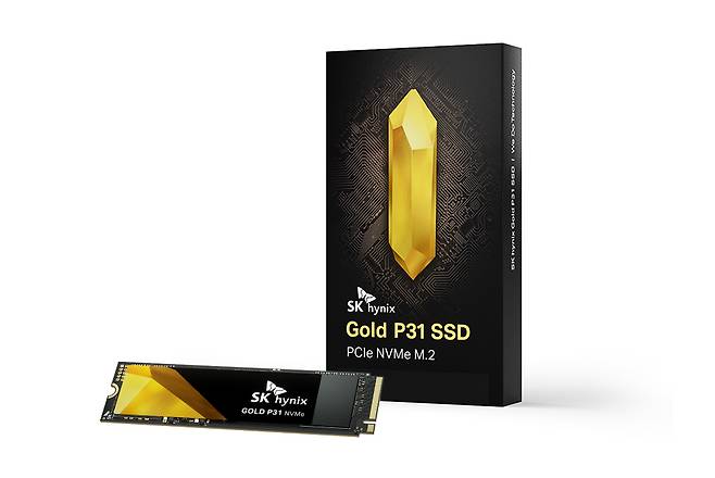 SK하이닉스 소비자용 SSD 제품 '골드 P31'/사진제공=SK하이닉스