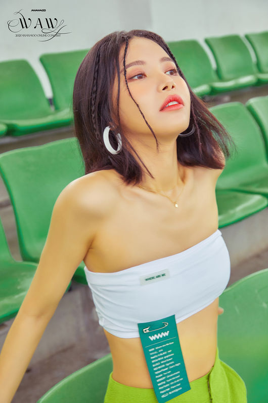 The group MAMAMOO has released an additional personal teaser image of its first online concert WAW.MAMAMOO presented the Sola Teaser image of 2021 MAMAMOO online concert WAW through official SNS at noon on the 20th.In the photo, Sola showed sporty yet youthful charm by matching ring earrings with a T-shirt that reformed sleeveless.In another photo, Sola feels warm, surrounded by flowers; Sola stares forward with long straight hair, and emits a pure yet Hwasa charm.As such, MAMAMOO has released the teaser images of Hwasa and Sola in turn ahead of its first online concert WAW on the 28th, raising expectations for a full concert.The concert, which will be held in two years and a month, is part of the 2021 Where Are We (WAW) project, which contains the past seven years of MAMAMOO.It will show the MAMAMOO stage control power with the hit song stage of the past, and will show hidden stages that have not been released anywhere, such as refreshing new songs.In particular, the four members are actively thinking about set lists and stage compositions in order to meet the expectation of fans, and are sweating for perfect performances.MAMAMOO has been interested in a different stage to be seen as WAW as it has been able to understand the modifier of Believe in the Mamcon (Believe in the MAMAMOO Concert) through performances that combine excellent singing ability, colorful performance and creative planning ability.Meanwhile, MAMAMOO will host its first online concert WAW on the 28th, with tickets available for booking through Ole TV, Seezn and Interpark.RBW offer