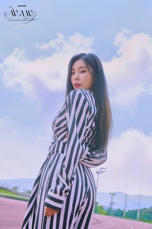 The group MAMAMOO has released an additional personal teaser image of WAW, raising expectations for its first online concert.MAMAMOO presented the image of Wheein Teaser of 2021 MAMAMOO Online Concert WAW through official SNS at noon today (21st).In the open photo, Wheein was stylish with striped pattern costume.It lightly lowered the hair and produced a natural hairstyle, and it emanated an elegant and alluring charm with a more mature visual.Another photo shows Wheein staring somewhere and smiling freshly.Deep dimples make the lovely atmosphere double, and even those who see it as a bright and bright energy unique to Wheein.As such, MAMAMOO has shown the Teaser image that crosses pure and clean from Hwasa to Sola and Wheein sequentially, and the last image of Moonbyuls Teaser is expected to be released.On the 28th, MAMAMOO will hold a solo concert WAW in two years and one month.WAW is a concert held by MAMAMOO for the first time online since its debut, and as part of the 2021 Where Are We (WAW) project, MAMAMOO will show on stage by integrating the path that has been walking for the past seven years.MAMAMOO plans to release a new song performance that is a refreshing charm that goes well in summer from the stage of the previous hit song that can meet the youthful charm of MAMAMOO.In particular, MAMAMOO is preparing for a high-quality performance by concentrating on stage production such as set and lighting as it can not meet offline with fans.In the meantime, MAMAMOOs Concert has been well received by its members for its outstanding performance ability as well as its impressive harmony, so fans expectations for WAW are amplifying.Meanwhile, MAMAMOOs debut Online Concert WAW will be held on the 28th. Ticket bookings will be held through Ole TV, Seezn and Interpark.