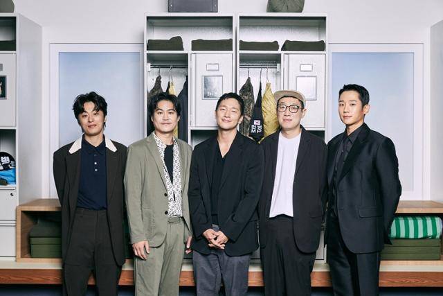 'D.P.' 주역들이 제작발표회에 참석해 작품 참여에 대한 소회를 전하며 예비 팬들의 기대감을 고조시켰다. 넷플릭스 제공