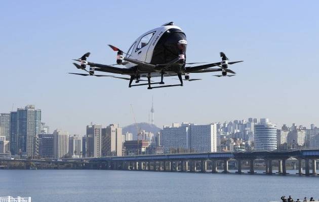유인용 드론택시. /한경DB
