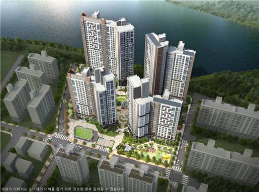 더샵 천안레이크마크 조감도.(사진=포스코건설)