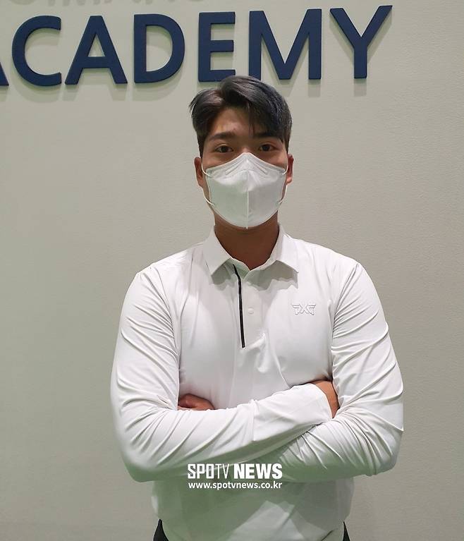 ▲ 최근 대전시 유성구의 골프존조이마루에서 만난 신상훈. ⓒ대전, 고봉준 기자