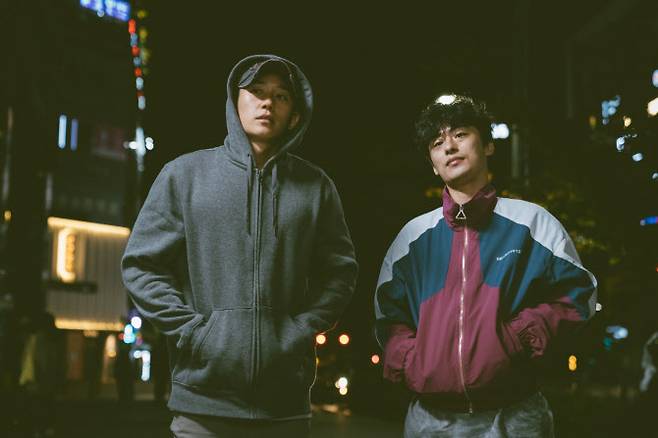 정해인(왼쪽) 구교환(사진=넷플릭스)