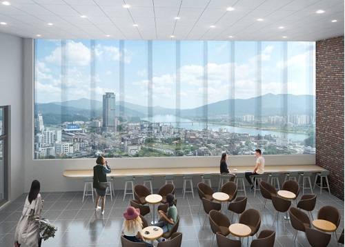 양평역 한라비발디 전망카페(제공-㈜한라(옛 한라건설)