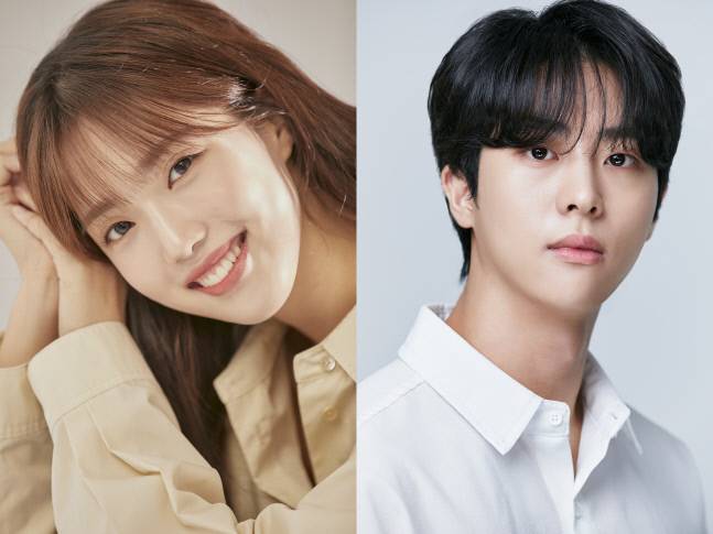 윤서아(왼) 김무준