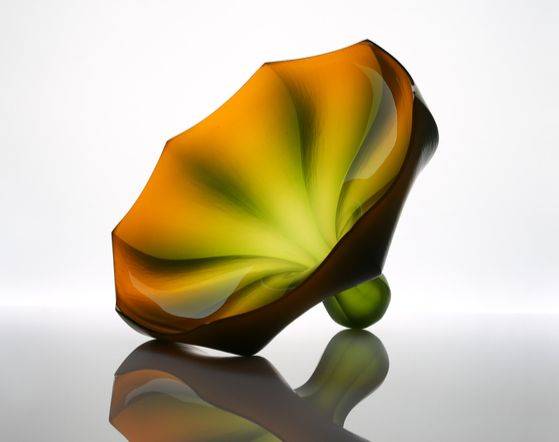 작품명 ‘어떤 저녁’. 서쪽 하늘에서 번지는 노을빛이 연상된다. [사진 한국공예디자인문화진흥원·김준용]