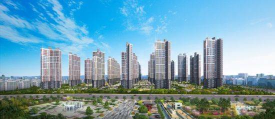 [오송역 현대 힐스테이트 투시도]