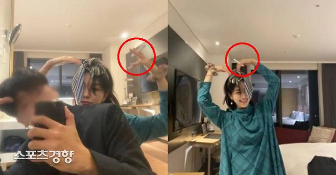 AOA 출신 권민아가 호텔 실내 흡연 논란에 휩싸이자 자신의 예약 내역을 공개하며 해명했다. 인스타그램 캡처