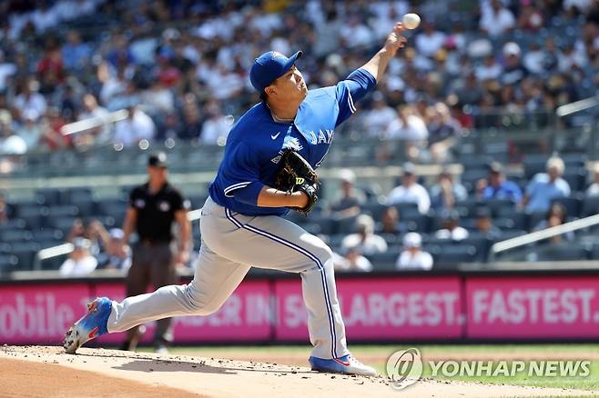 토론토 블루제이스 류현진 [AFP=연합뉴스]