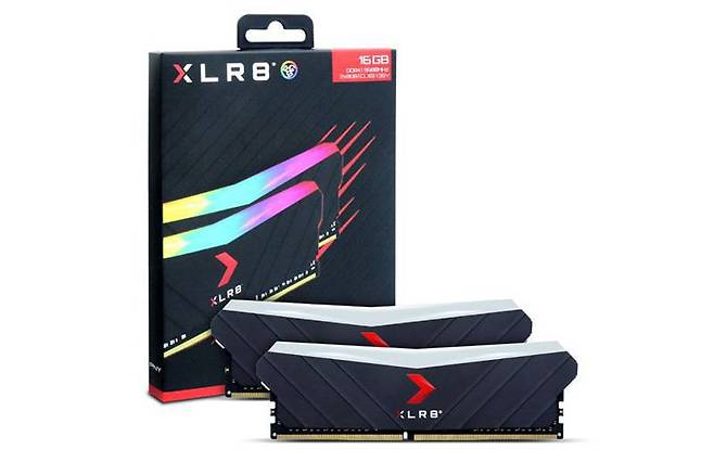 이번에 출시된 메모리는 지난 해 출시된 PNY XLR8 Gaming DDR4-3600의 화이트 버전이다. 출처=한미마이크로닉스