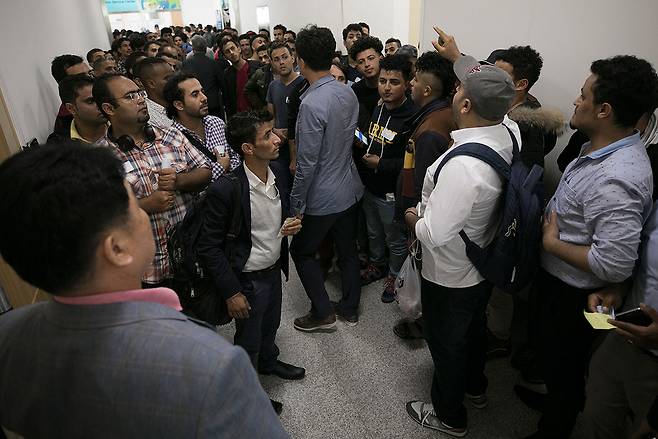 2018년 6월, 내전이 발생한 고국을 탈출해 말레이시아에 체류하던 예멘인들이 제주도에 입국했다. ⓒ시사IN 이명익