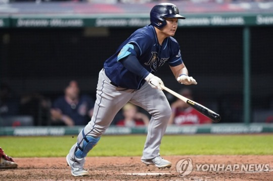 17일만에 MLB로 돌아온 최지만 [AP=연합뉴스 자료사진]