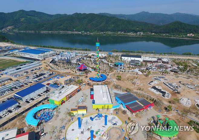점차 모습 갖추는 레고랜드 테마파크 [촬영 양지웅]