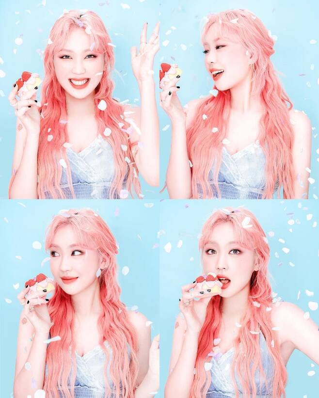Seoul=) = Rapper Lee Young has revealed a refreshing visual.Lee Young posted a photo on her social network service on Thursday with an article entitled HBD (Happy Bus Day) to Me, and a new song Coming Soon on September 21.Lee Young in the public photo shows a pink hairstyle and a colorful pose with a bouquet of flowers and cakes for his birthday.Lee Young, who succeeded in Diet, captures the attention of Reversal story charm with a fresh smile.Meanwhile, Lee Young appeared on Mnets 2019 Higher Rapper to announce her name by winning the title: MBC What do you do when you play?and various entertainment programs.