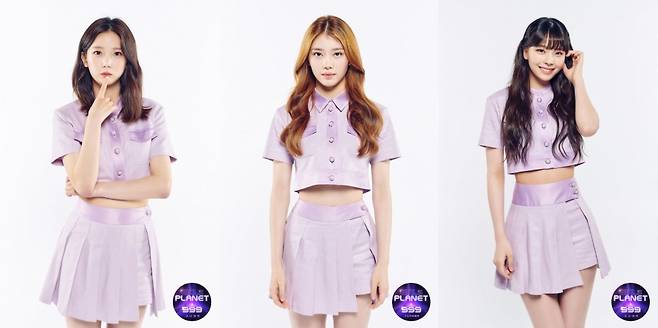 ▲ '걸스플래닛999' 최유진, 선샤오팅, 카와구치 유리나(왼쪽부터). 제공ㅣ엠넷